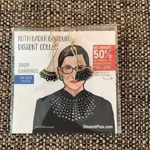 New RBG Dissent Earrings